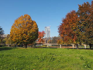 Image showing Giardino Corpo Italiano di Liberazione park in Turin, Italy