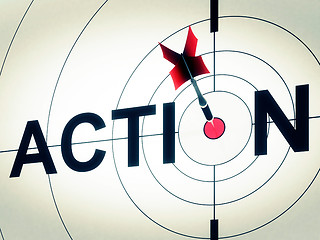 Image showing Action Shows Active Motivation Or Proactive