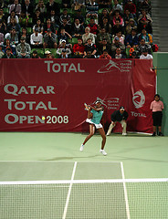 Image showing Venus Williams in Qatar doubles