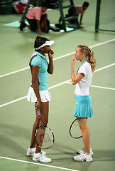 Image showing Venus Williams and Wozniacki in Doha