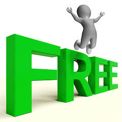 Image showing Free Letters Shows Freebie Gratis and Promotion