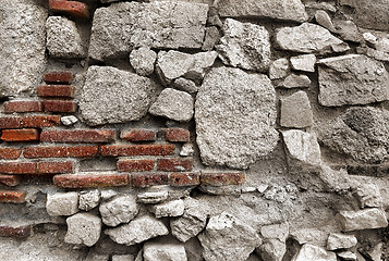 Image showing Texture of the ancient wall 
