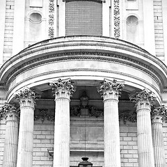 Image showing st paul cathedral in london england old construction and religio