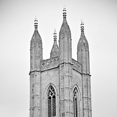 Image showing st paul cathedral in london england old construction and religio