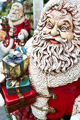 Image showing Santa Claus statue