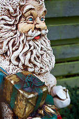 Image showing Santa Claus statue