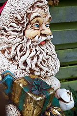 Image showing Santa Claus statue