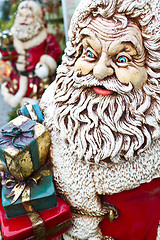 Image showing Santa Claus statue