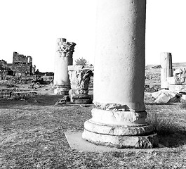 Image showing and the roman temple history pamukkale    old construction in as