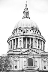 Image showing st paul cathedral in london england old construction and religio