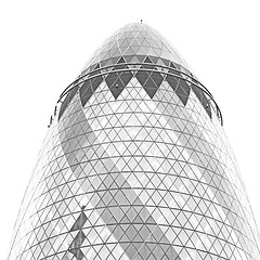 Image showing new     building in london skyscraper      financial district an