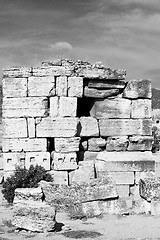 Image showing and the roman temple history pamukkale    old construction in as