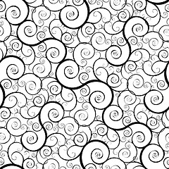 Image showing seamless iron swirl