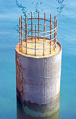 Image showing Pier pylon