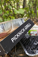 Image showing Picknick litter lying on ground