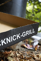 Image showing Picknick litter lying on ground