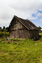 Image showing abandoned house  . Belarus.