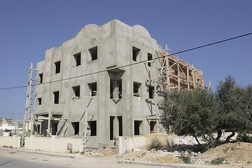 Image showing Building site in Tunisia