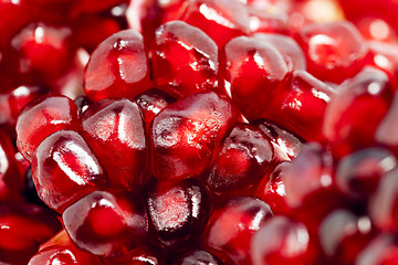 Image showing   ripe red pomegranate  