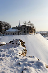 Image showing  ancient castle .  Grodno, Belarus