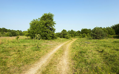 Image showing  Rural   road in belsrus