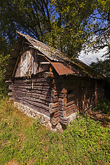 Image showing abandoned house  . Belarus.