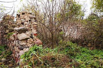 Image showing the ruins of an old building  