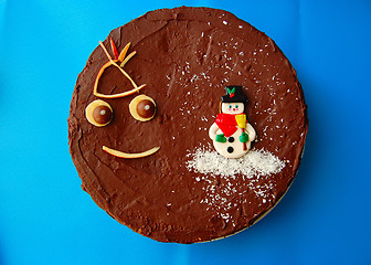 Image showing happy birthday cake