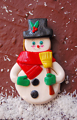 Image showing cute snow man