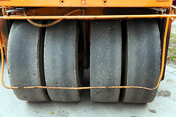 Image showing   roller for road  