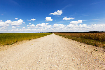 Image showing  small country road 