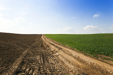 Image showing Rural Dirt road  