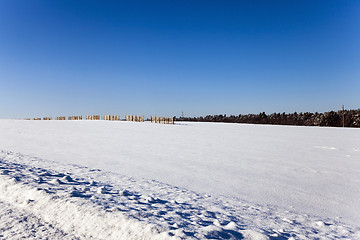 Image showing   winter season.   track.