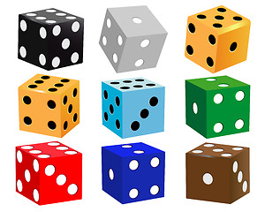 Image showing dice for games
