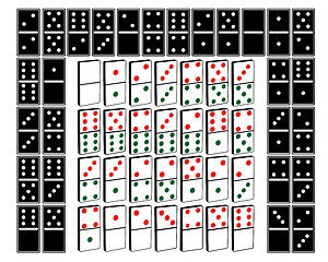 Image showing different kinds of domino