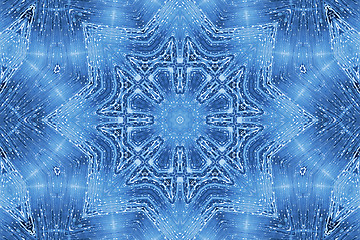 Image showing Blue abstract pattern