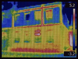 Image showing Facade Leaking Infrared