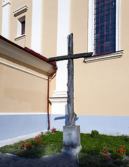 Image showing Catholic Church .  close-up