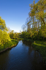 Image showing small narrow river  