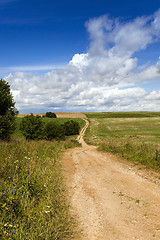 Image showing Rural Dirt road  