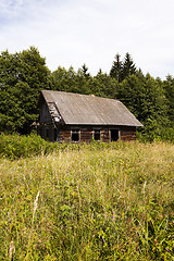 Image showing abandoned house  . Belarus.