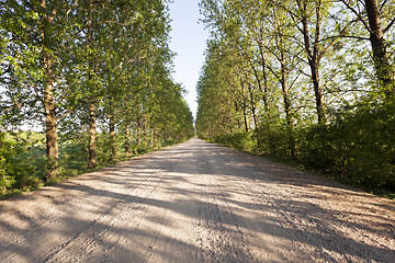 Image showing   road  in the countryside  