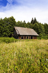 Image showing abandoned house  . Belarus.