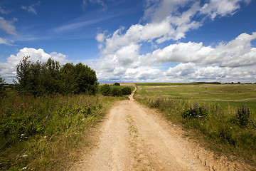 Image showing Rural Dirt road 