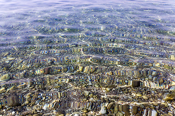 Image showing   beach. close-up. Adriatic Sea