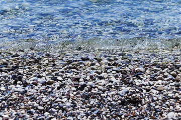 Image showing   beach. close-up. Adriatic Sea