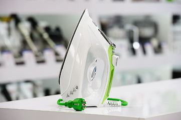 Image showing electric iron in retail store