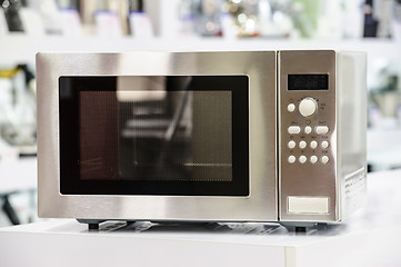 Image showing microwave oven in retail store