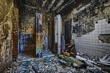 Image showing Mental Hospital Bathroom