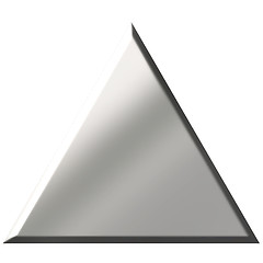 Image showing 3d Steel Triangle
